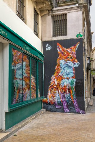 Graff : A-MO - Bordeaux, Place du Palais - 07/2019Photo : Stéphane - 07/2020
