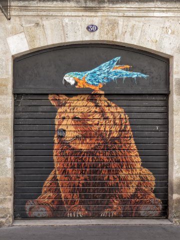 Graff : A-MO - Bordeaux, Rue des Vignes - 10/2016Photo : Stéphane - 07/2020
