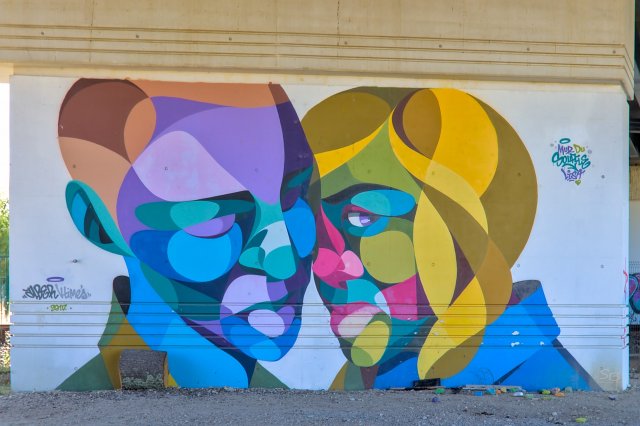 Graff : ALBER- Bruges, Le Mur du souffle - 11/2017Photo : Stéphane - 07/2020
