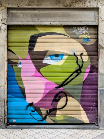 Graff : ALBER- Bordeaux, rue de Ruat - 12/2016Photo : Stéphane - 10/2020