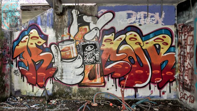 Graff : CROK et EGGS - 03/2017Photo : Stéphane - 09/2020