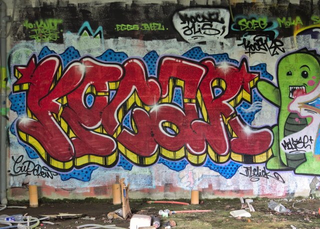 Graff : CROK - 07/2017Photo : Séphane- 09/2020