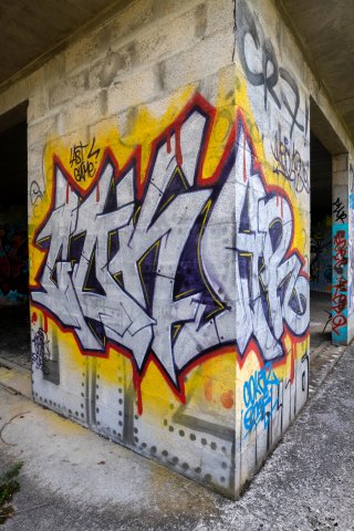 Graff : CROK - date de réalisation iconnuePhoto : Philippe - 09/2020