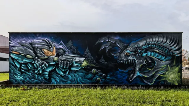 Graff : DYOX - Talence, Campus universitaire - 2018Photo : Stéphane - 12/2020