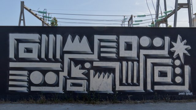 Graff : DARRY PERIER - Talence, Avenue des arts - 11/2019Photo : Stéphane - 07/2020